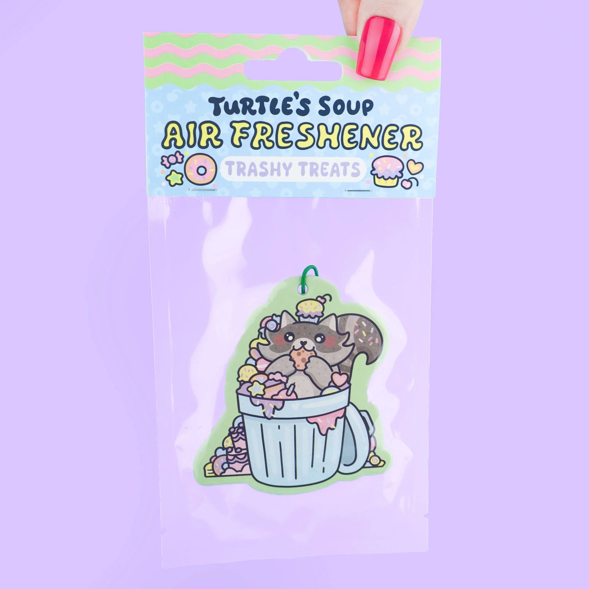 Trashy Treats Raccoon Car Air Freshener Turtle's Soup