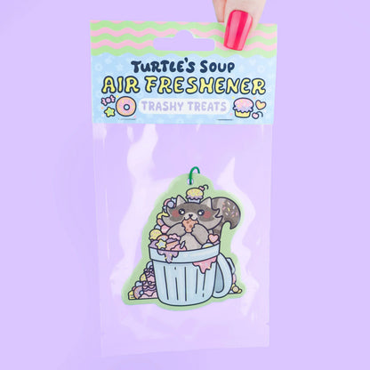 Trashy Treats Raccoon Car Air Freshener Turtle's Soup