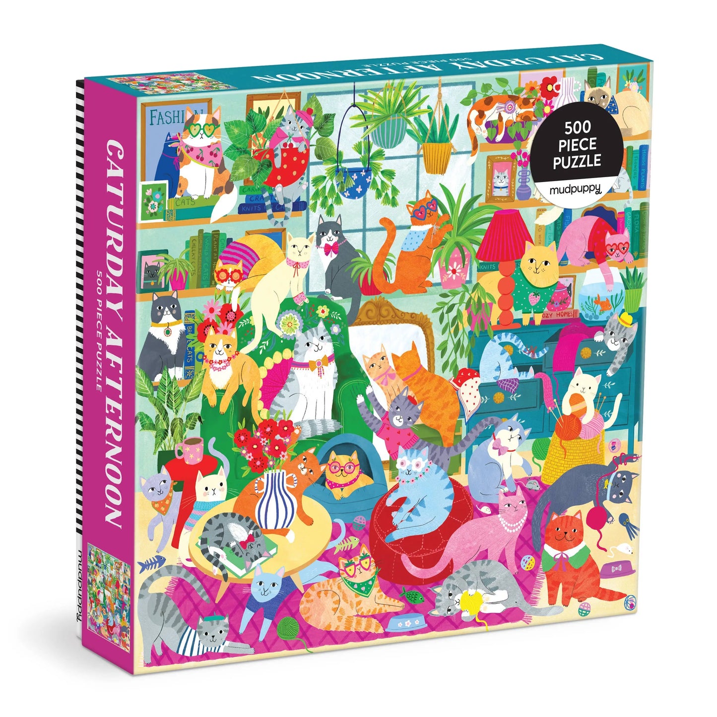 Caturday Afternoon 500 Piece Puzzle Chronicle Books